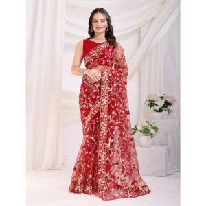 Majestic Bloom Party Wear Saree
